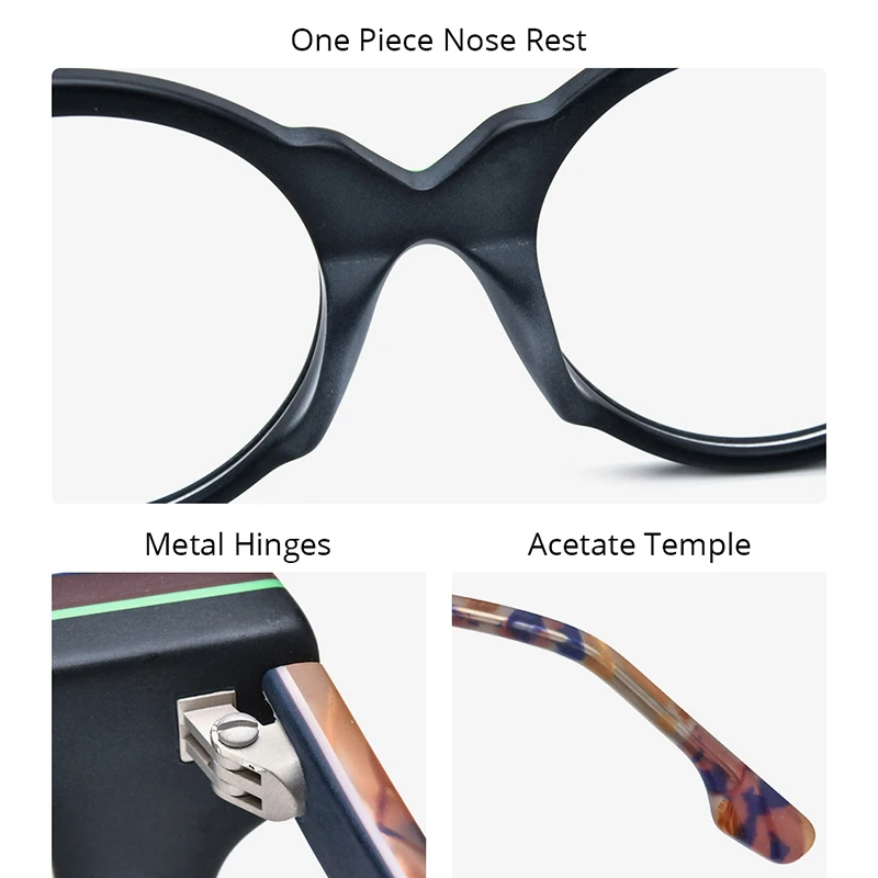 HEPIDEM Acetate Glasses Women Luxury Brand Design Cat Eye Eyeglasses Frame Japanese Handmade Spectacle Thick Cateye Eyewear 9384