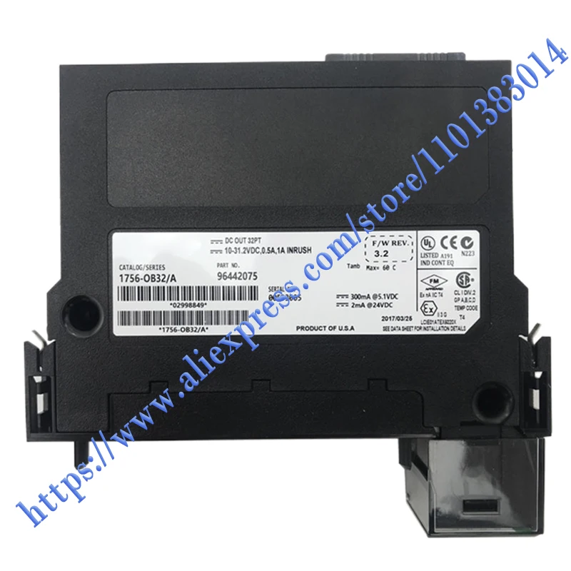 100%NEW ORIGINAL 1 Year Warranty 1756-OB32 DC Digital Output Module ControlLogix PLC.