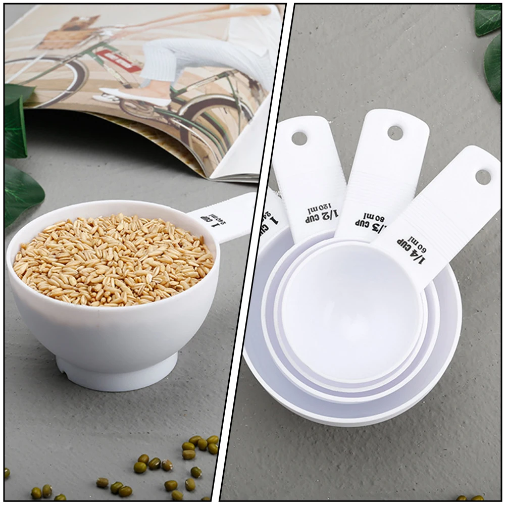 

1Set Baking Measuring Spoons Kitchen Measuring Cup Kit Polished Sleek Design Exact Measurements Gift for Baking Lovers