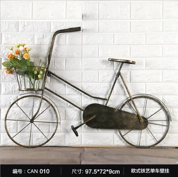 

#Vintage bicycle model pendant, creative wall decorations, wall decorations, bar restaurant nostalgic ornaments