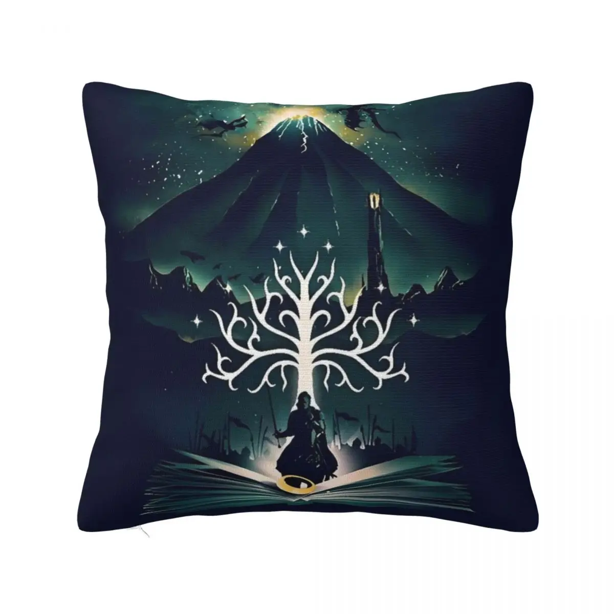 Adventure L-Lords Of The R-Rings Pillow Cover Cute Fun Pillow Case For Chair Sofa Home Decoration Cushion Cover Soft Pillowcases