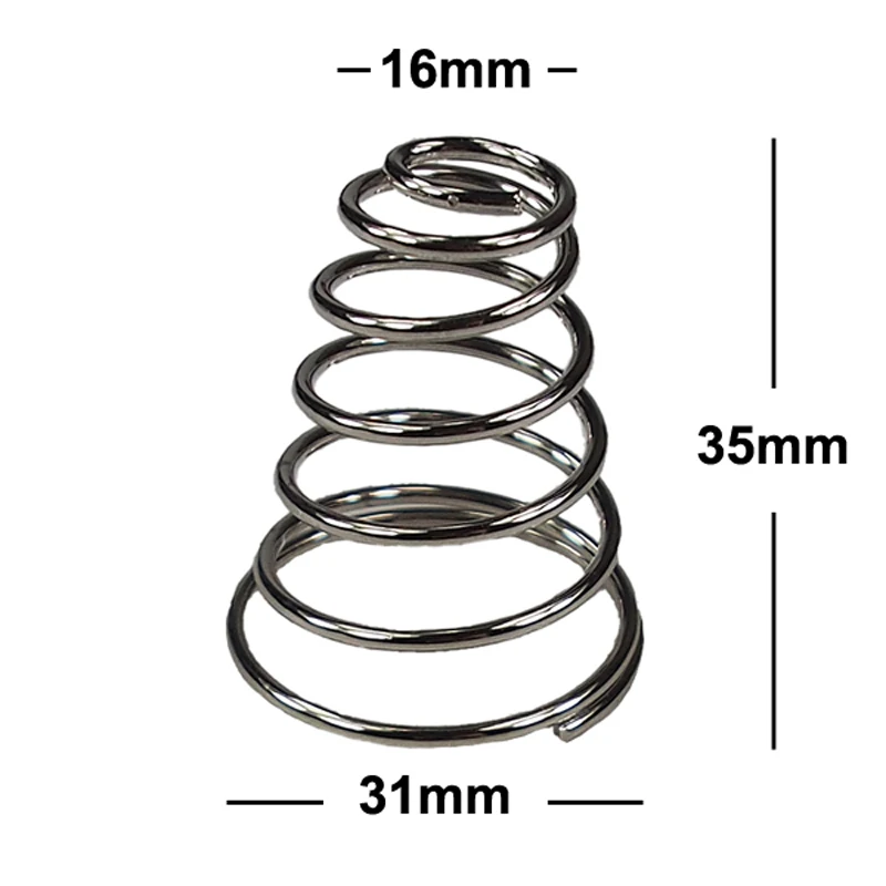 31mm (D) x 35mm (H) Nickel Plated Spring