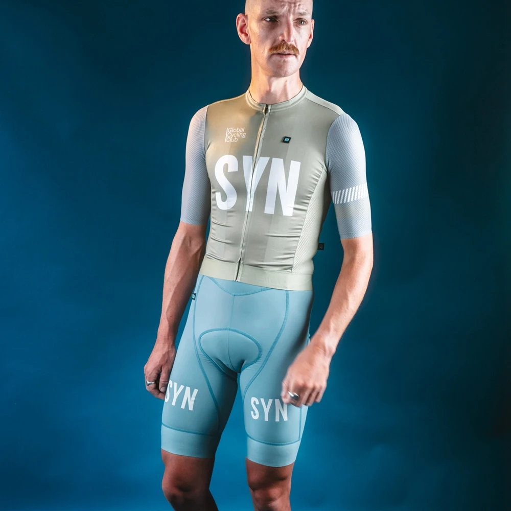 

PRO JERSEY SAVANNA GREY Men's Summer Quick-dry Competition short-sleeved cycling jersey tops MTB Jersey