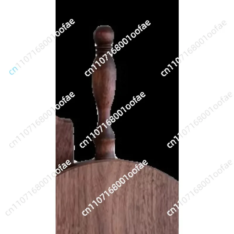 Premium Black Walnut Serving Tray, Handmade Kitchen Cutting Board with Natural Wood Grain, Polished Smooth for Dining Table