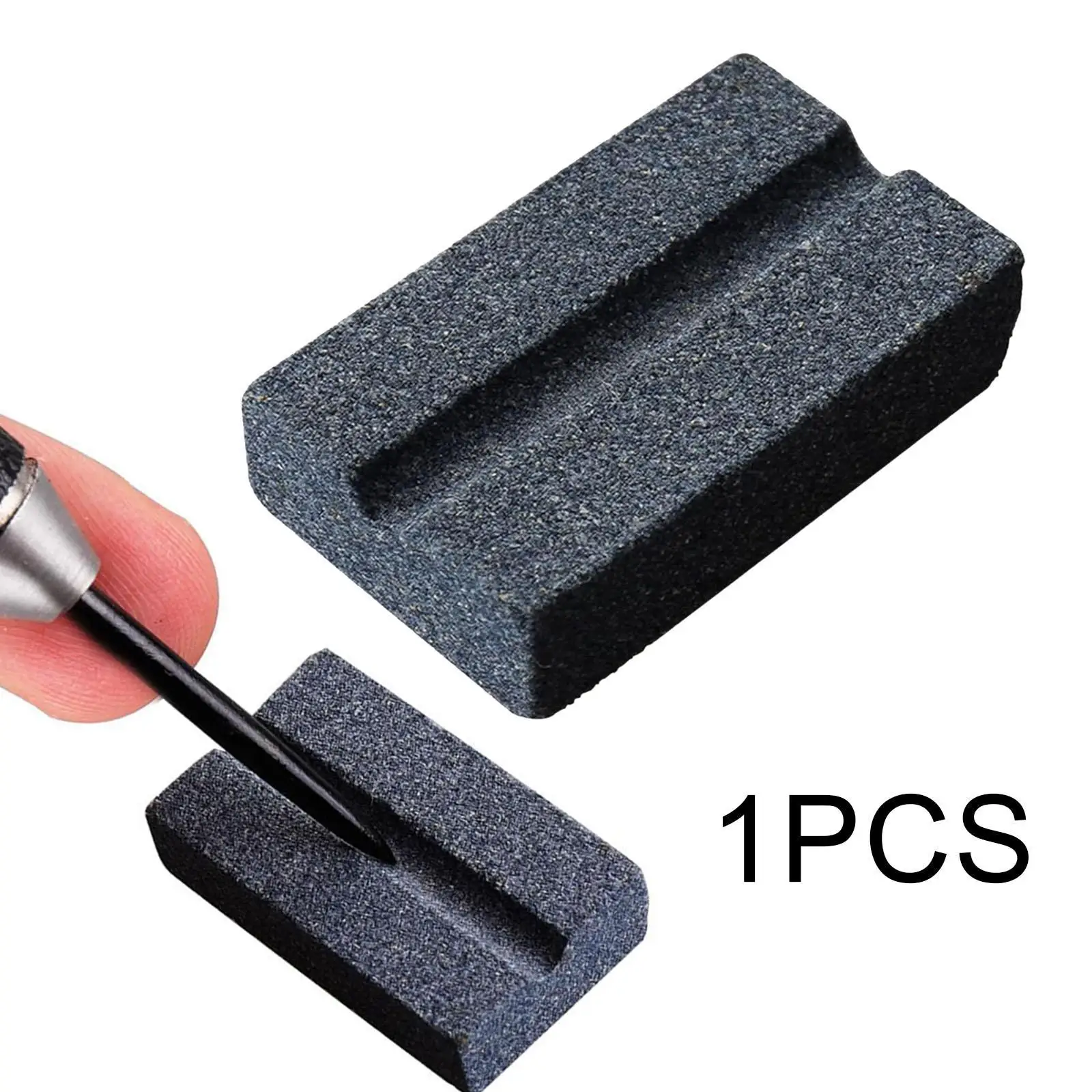 10Pcs Dart Point Sharpener Compact with V Groove Dart Sharpening Sand Stones Stick Rod Sharpener System Needle Sharp Tool