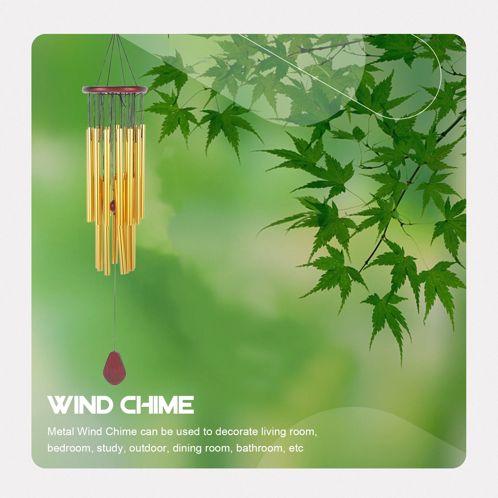 

Metal Chime Large Hanging Decorative Wind Bell For Garden Porch Door Living Room Decoration Wind Chimes Outdoors