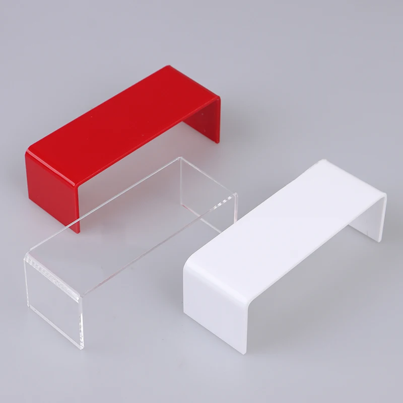 3Pcs/Set 3mm Acrylic Display Stand Jewelry Showcase Storage Rack Shelf Holder Plexiglass Counter Figure Model Display Shelf