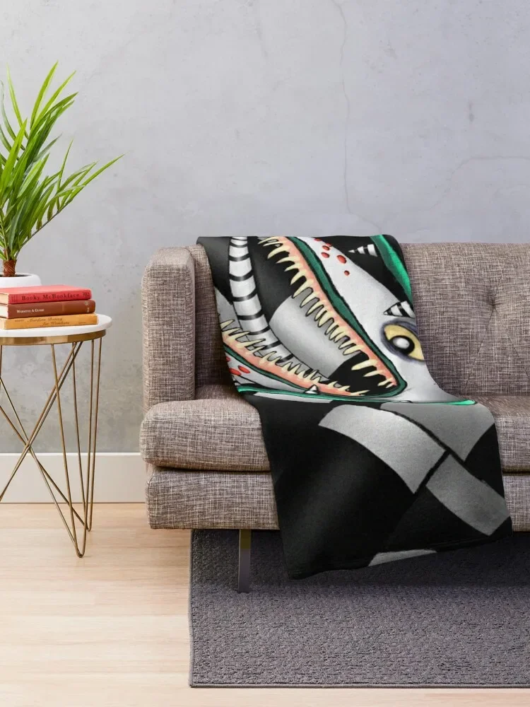 Self-Consuming Sandworm Throw Blanket Thins Soft Blankets