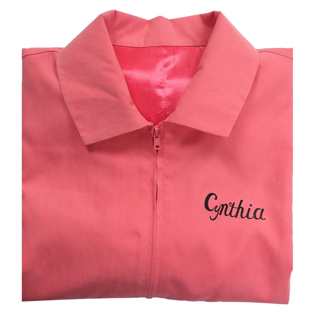 Pink Ladies Cosplay Jacket Cynthia Grease Roleplay Women Coat Costume Fantasia Outfits Halloween Carnival Party Suit