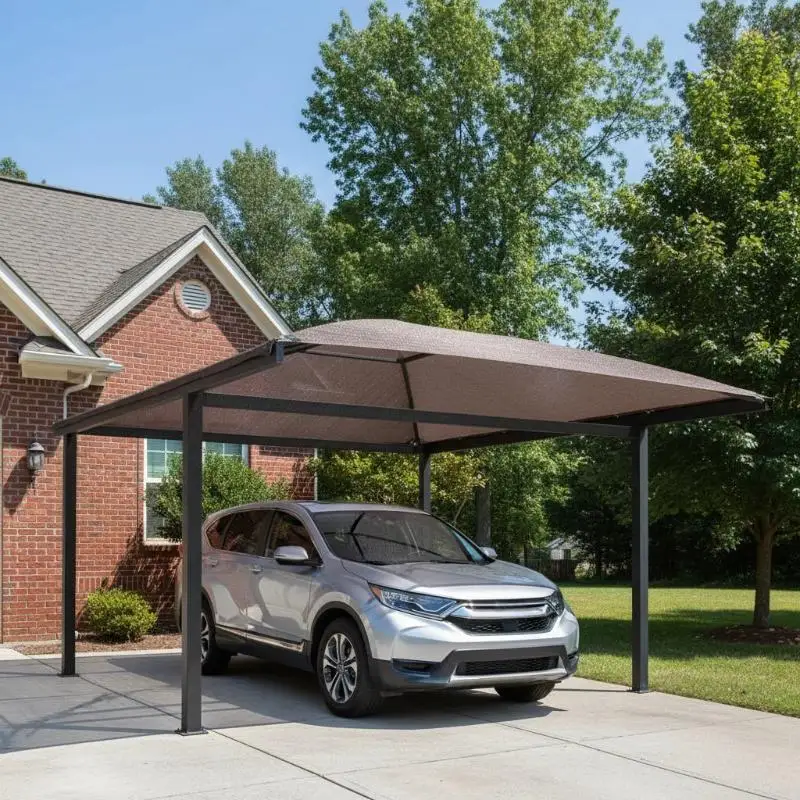 Coffee Sun Shade Cloth High Density UV Blocking Shade Net for Outdoor Patio Lawn Yard Gardening