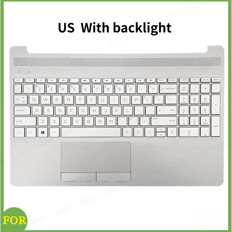 New For 15-DW 15-GW 15S-DU 15S-DR 15S-DY 15S-GR 250 G8 US/RU/UK/SP/LA Laptop Keyboard Palmrest Case Computer Replace Accessories