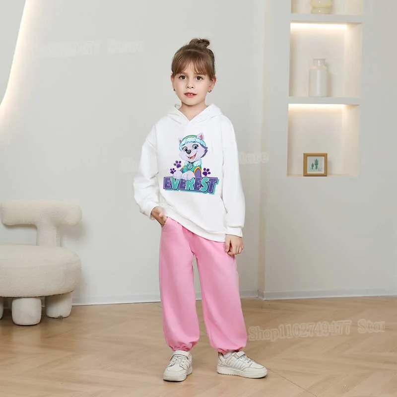 Cartoon PAW patorl children's hoodie Skye Marshall printed sweatshirt cute casual boy and girl loose top spring autumn clothing