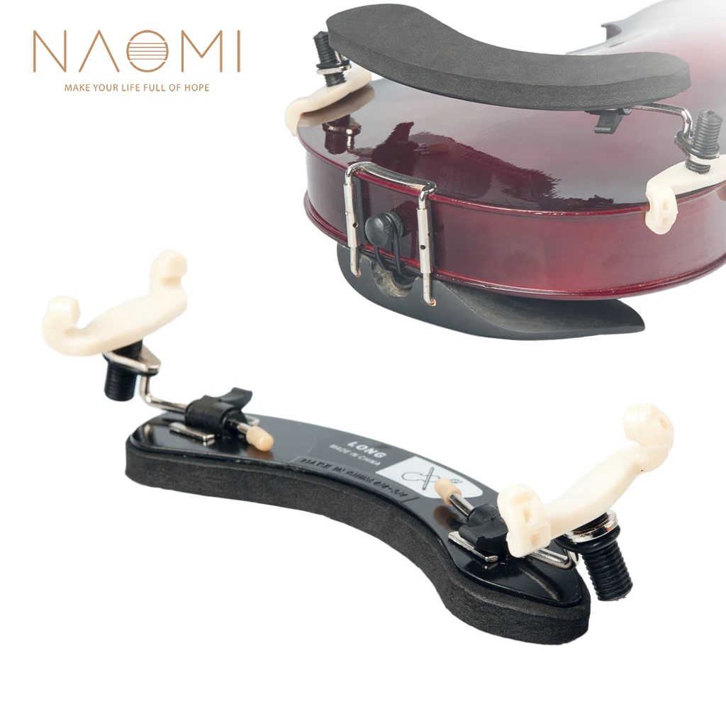 NAOMI Violin Shoulder Rest Support Holder 3/4 4/4 Violin Shoulder Rest Chin Rest Violin Parts Accessories New