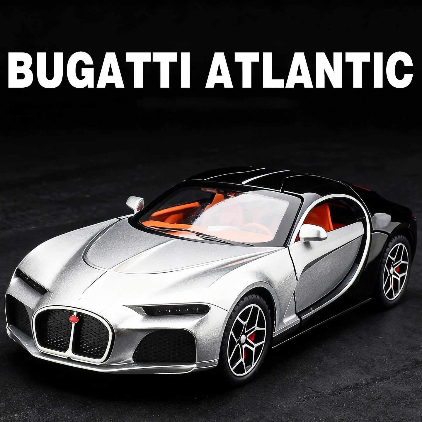 

1:32 Bugatti Atlantic Supercar Alloy Model Car Toy Diecasts Metal Casting Sound and Light Car Toys For Children Vehicle