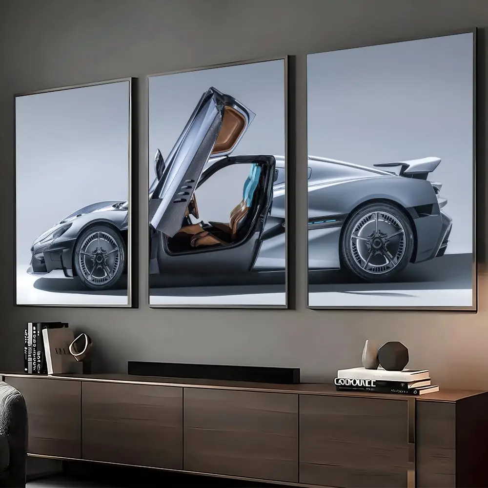 R-Rimac Open Doors Painting Calligraphy Canvas Poster Set Wall Artwork Prints for Bedroom Living Room Home Decor Gift