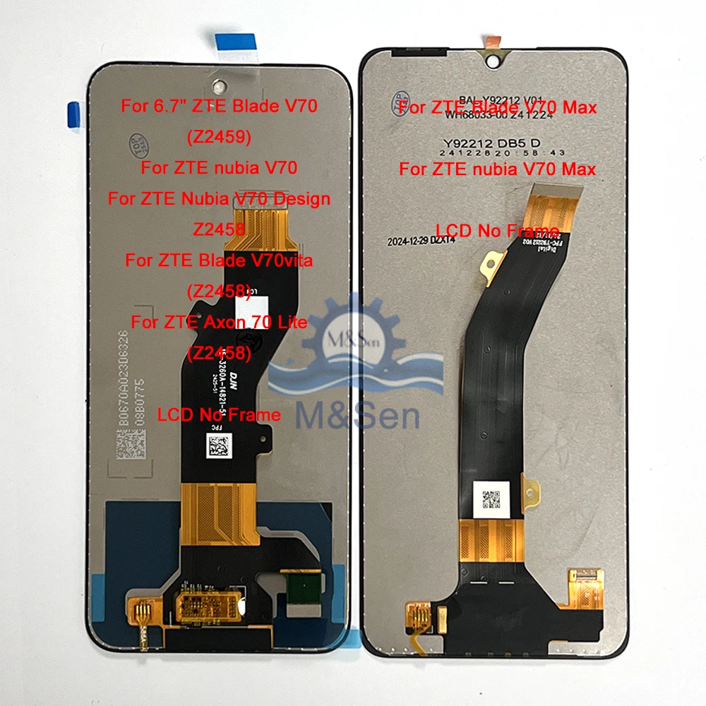 Oryginalny wyświetlacz LCD do ZTE Blade V70 Vita, Nubia V70, Axon 70 Lite, ekran do ZTE Blade V70 Max, Nubia V70Max, ramka. — zdjęcie produktu 3