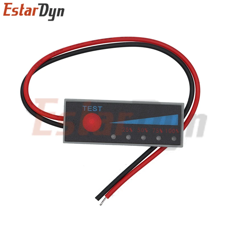 1S 2S 3S 4S 5S 4.2V-21V Lithium Battery Li-po Li-ion Capacity Indicator Board Power Display Charging Charge LED Tester