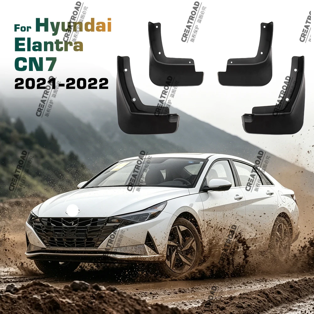 Für Hyundai Elantra CN7 2021 2022 Kotflügel Schmutzfänger Spritzschutz Schmutzfänger Auto-Zubehör