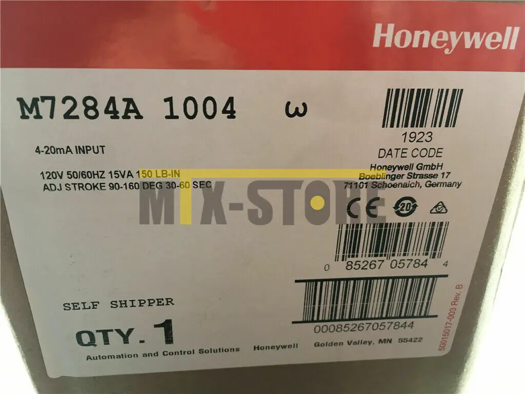 Imagem -04 - Honeywell-motor M7284a1004 M7284a 1004 Brandnew 1pc