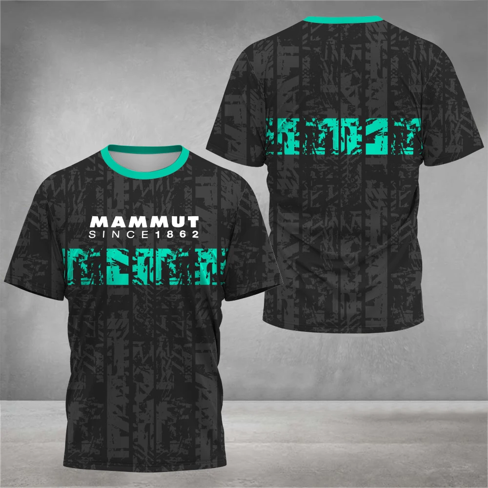 Men's Hiking Outdoor T-Shirt Fashion 3D Printed Design T Shirts For Men Wall Climbing And Trail Running Camping Drifit Clothing image 2