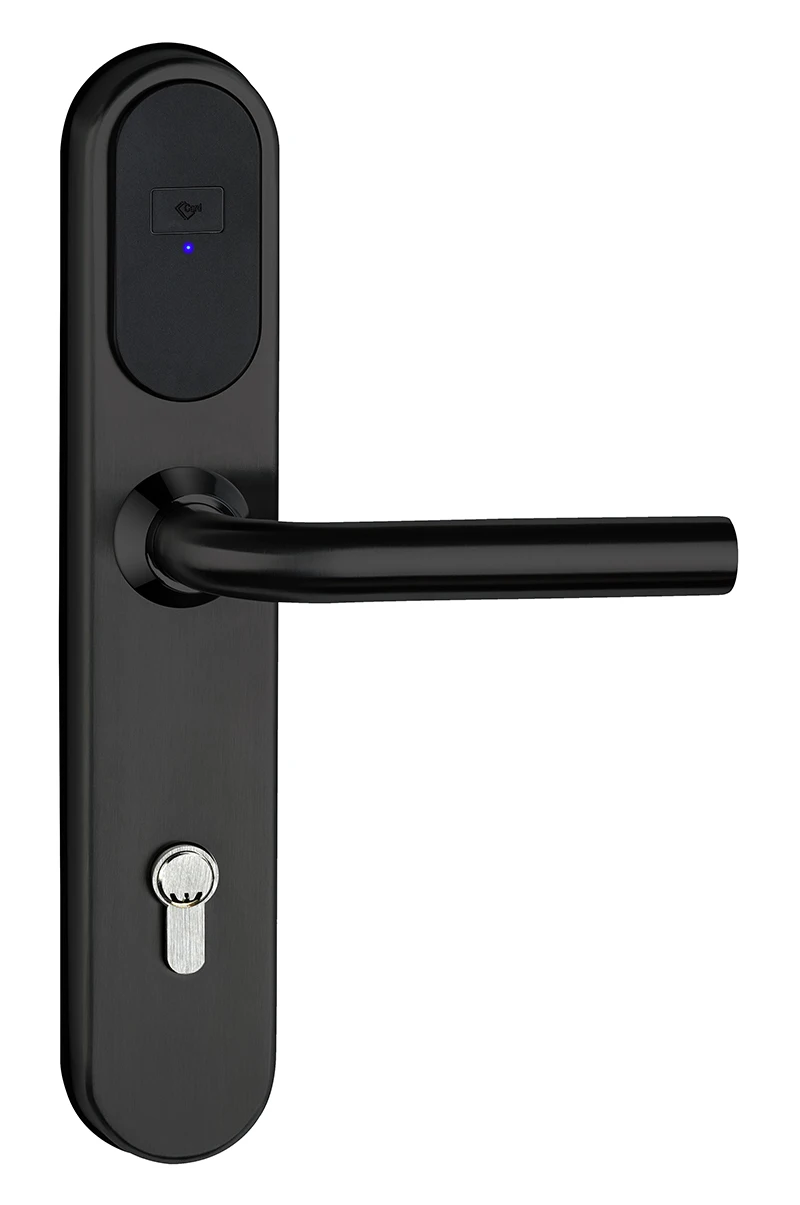 Gold Fireproof Euro Mortise 4585 TThotel Smart Hotel Door Lock Online RFID Card BLE APP TTlock Electronic Hotel Lock