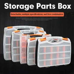 ABS Plastic Toolbox For Mechanics Empty Tool Box Organizer Box Suitcase Tools Storage Box Garage Workshop Organizer Toolbox
