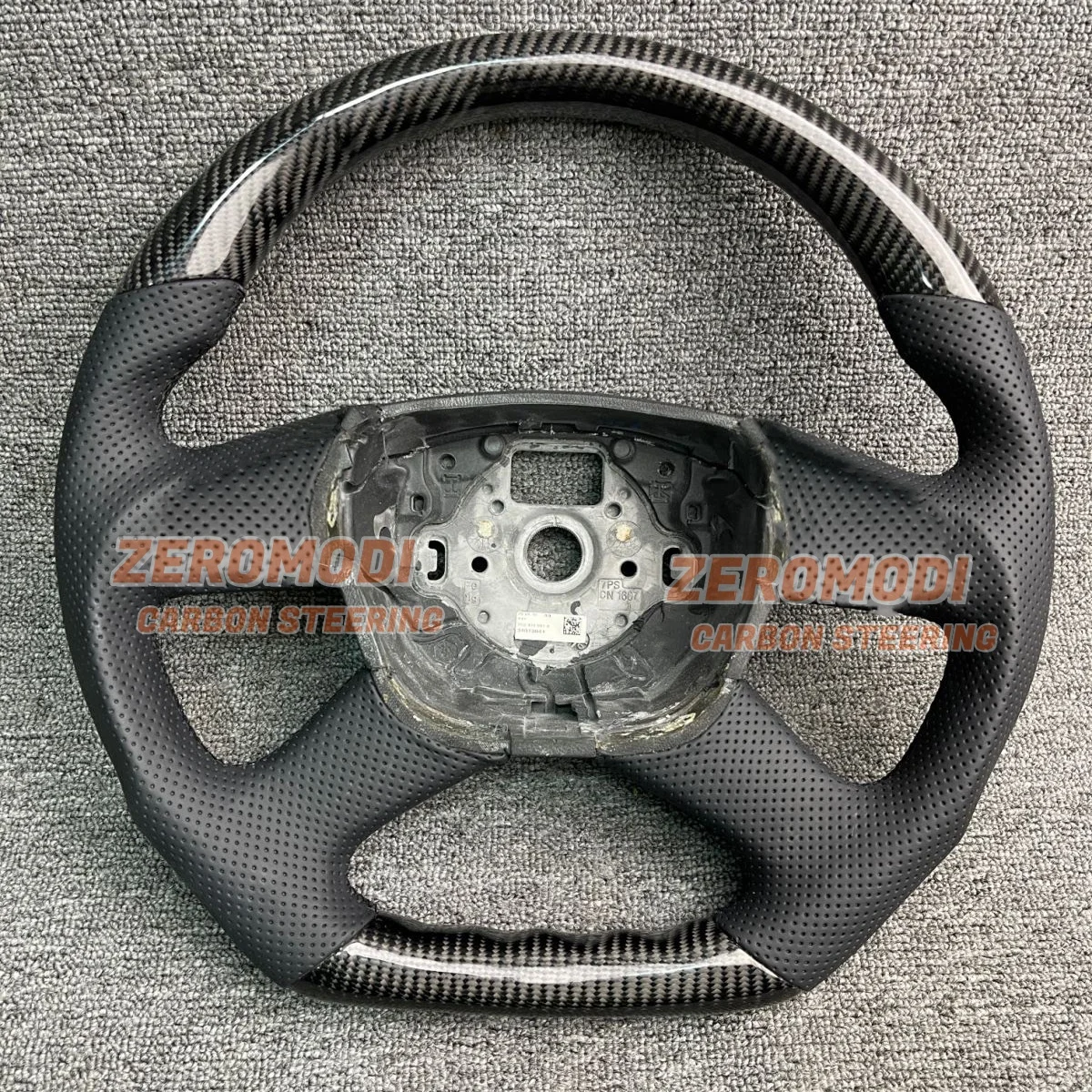 For Skoda Superb 2013-2015 Real Carbon Fiber Steering Wheel with Leather