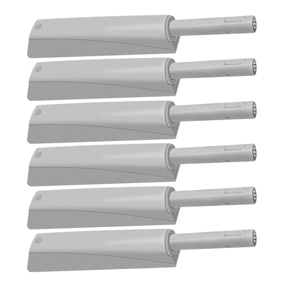 6pcs Cabinet Push Latch Hardware Touch Open Magnetic Closure Heavy Duty Grey Simple Structure Easy Installation Stable Sealing