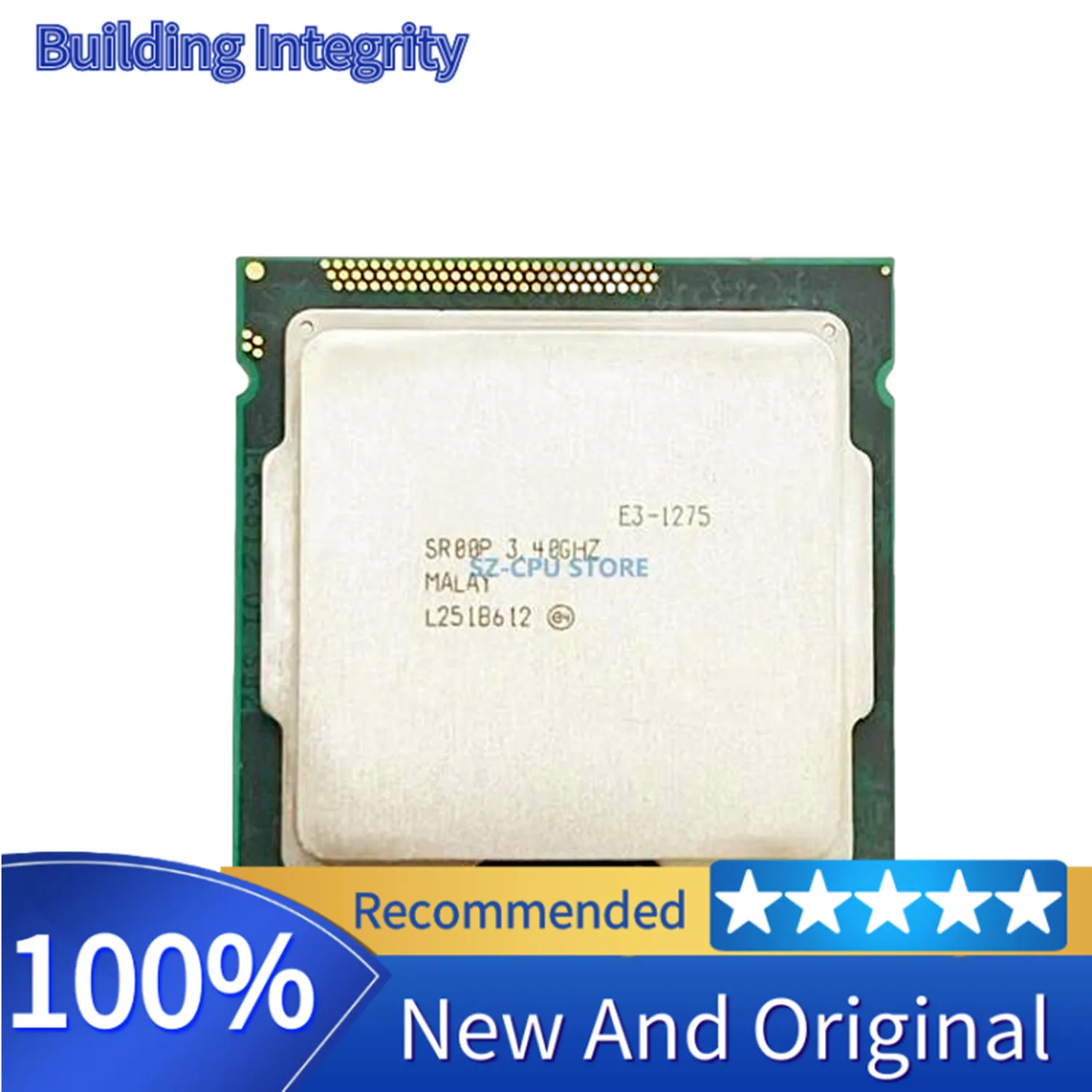 Intel Xeon E3 1275 V2 E3 1275V2 E3-1275V2 E31275V2 3.5GHz LGA 1155 8MB quad-core 77W CPU processor SR0PA Original authentic