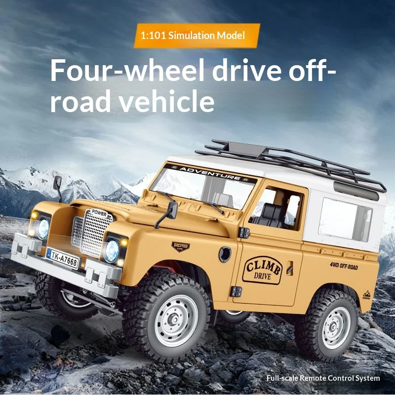 

1/10 Full Scale Simulation Pickup Truck Rc Car All Terrain Off Road Remote Control Climbing Crawler Vehicle