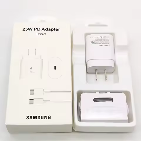 For Samsung S24 S23 S22 S21 S20 25W US Charger PD Super Fast Charge Adapter For Galaxy Z Flip Fold 6 5 4 3 2 A15 A25 A35 A55 A54