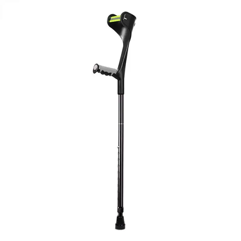 

Crutches with Shock Absorbers Folding Aluminum Underarm Walking Aids Lightweight for Rehabilitation