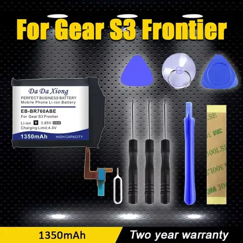 EB-BR760ABE EB-BR720ABE Battery For Samsung Note J1 3 A3 A02S S6 S10 Plus Ace I8260 i8268 E2652 2016，Gear S2 S3 Frontier Classic