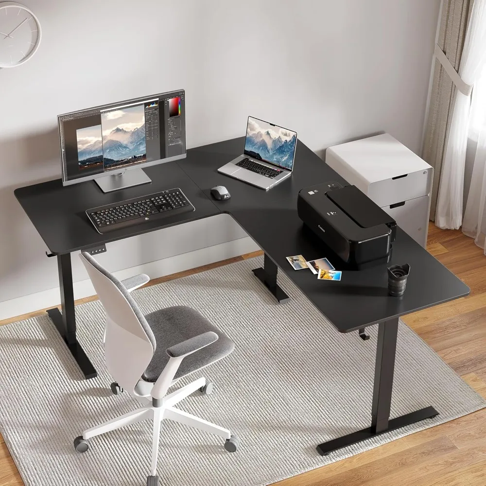 Scrivania da ufficio verticale, altezza regolabile, scrivania per computer verticale elettrica da 63 pollici, scrivania verticale per ufficio domestico