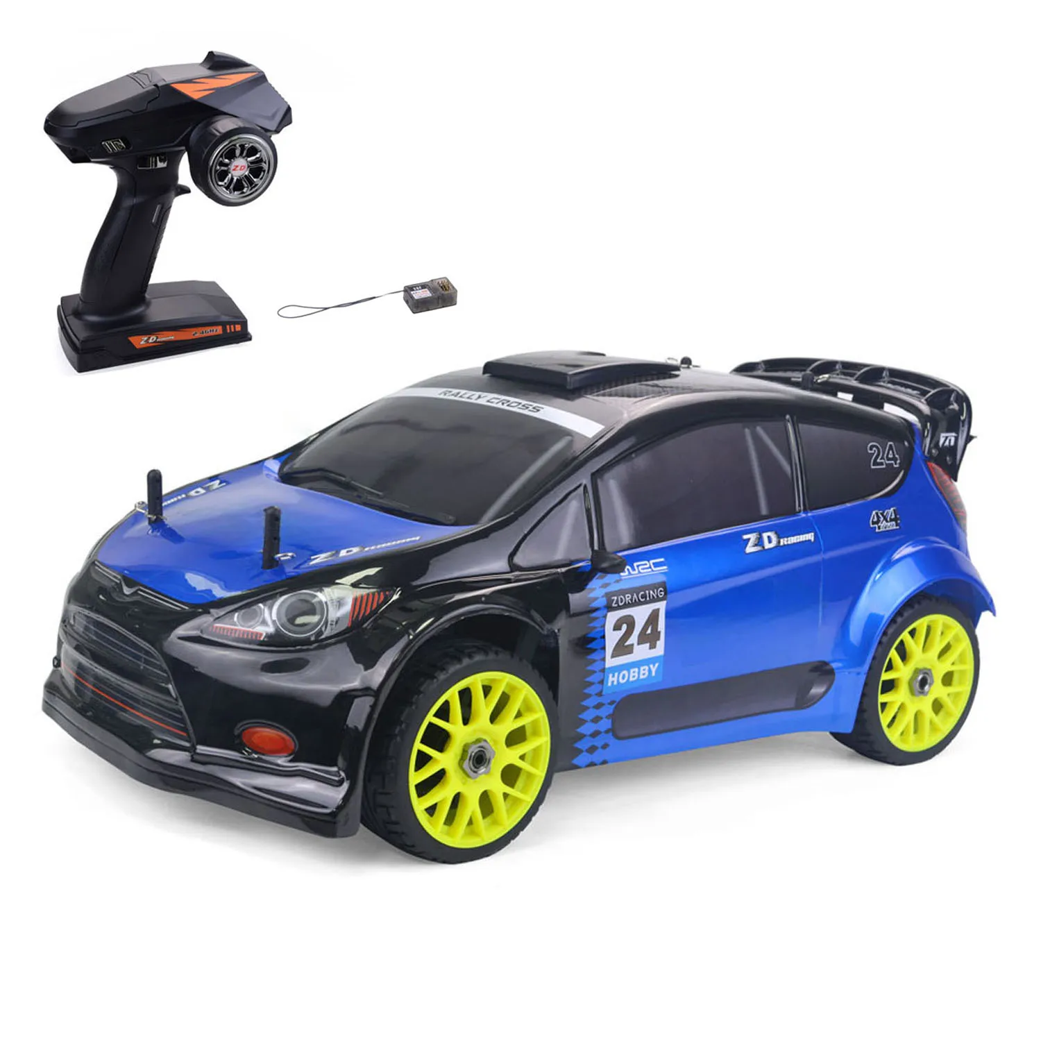 

1/8 RTR 70KM/H ZD RC Racing Vehicle Brushless 4WD Rally Car 9071 V2 Radio Control Electric Racing Car 80A ESC No Lights Sounds