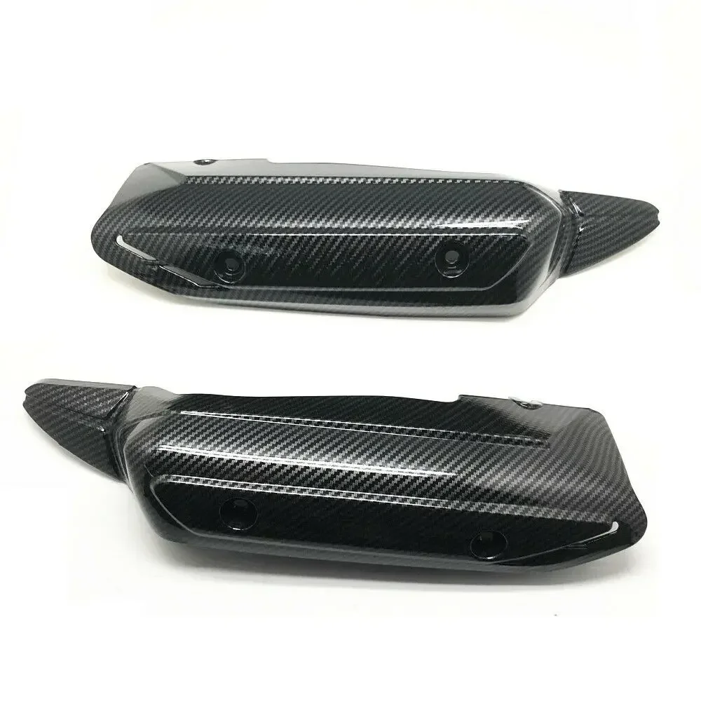 هيدرو انخفض ألياف الكربون إنهاء الذيل الخلفي العادم الجانب إنفيل منتصف لوحة هدية لياماها YZF-R1 R1 2009-2014 YZFR1