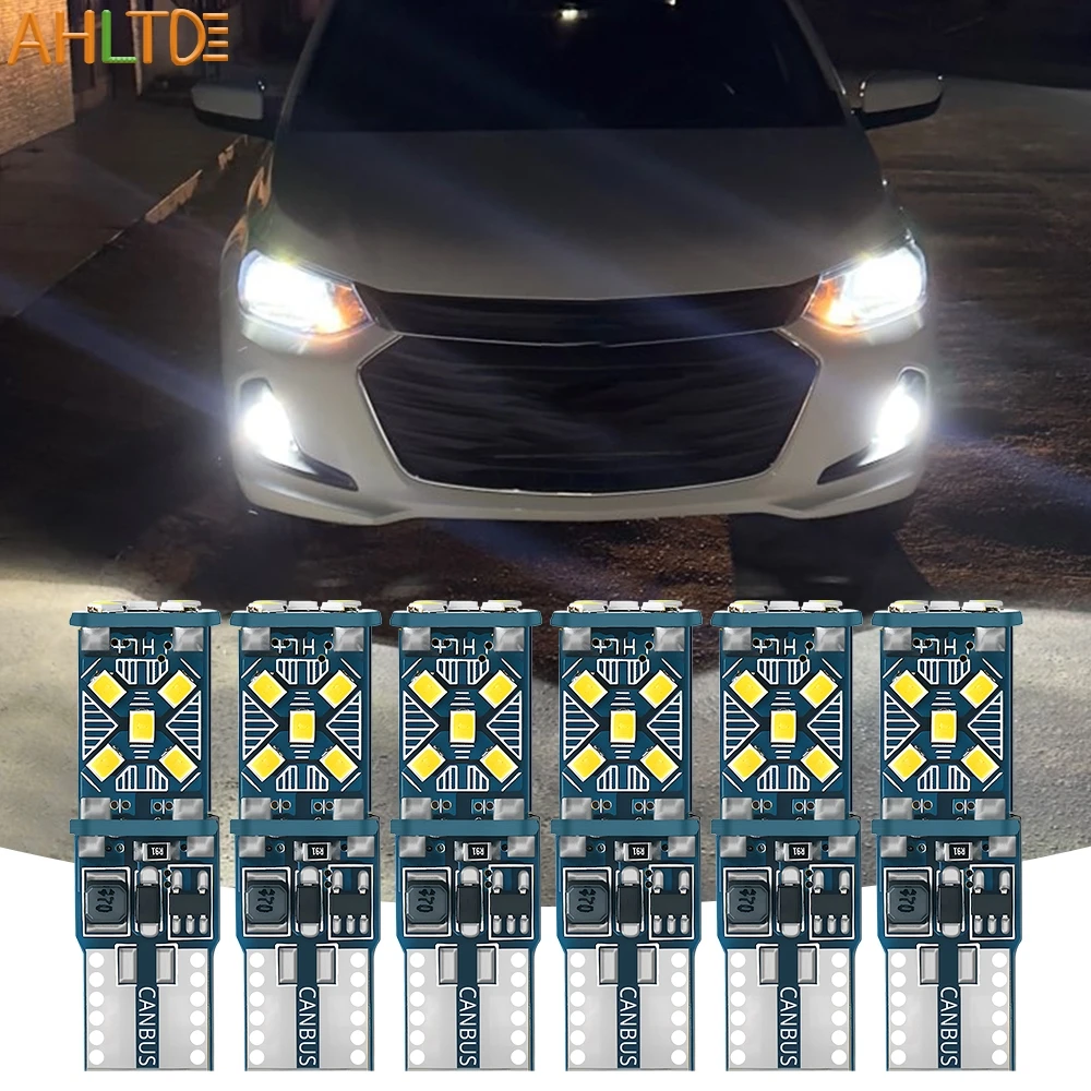 1/2/10PCS T10 W5W 2016 15smd Car Interior Dome Lamp Turn Signal Reverse Parking Light Auto Wedge Side Additional Brake Bulb 12V