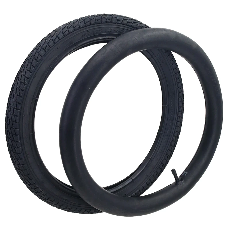 AliExpress NONE 16X1.75 (47-305) inner and outer tires for Wheel Folding Bicycle Tire for Anti-Slip Bike Tires for Single Speed Bike