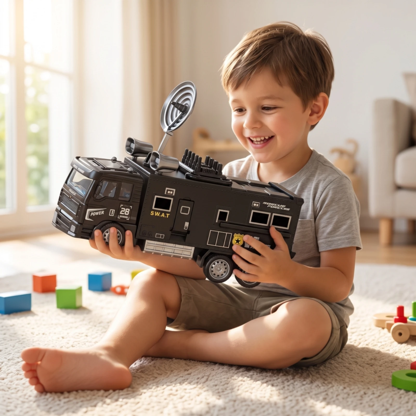 swat-truck-model-die-cast-style-toy-truck-with-opening-door-simulation-police-vehicle-detailed-realistic-for-children-playroom