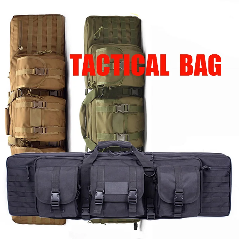 

93cm / 118cm /142cm Tactics Military Nylon Gear Carry Bag Holster Shoulder Backpack Carry Protection Case Molle Pouch