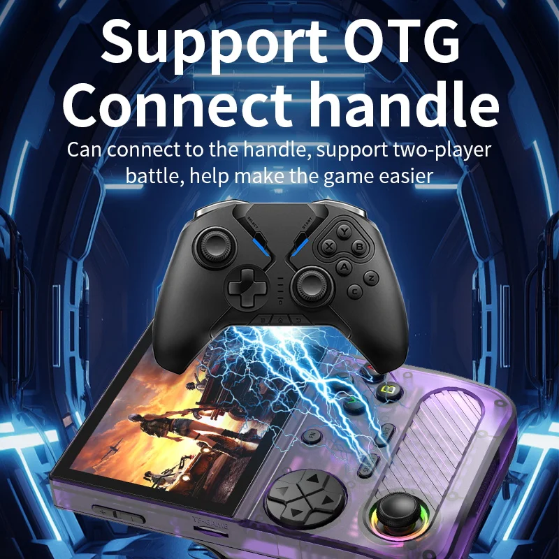 K36S factory outlet Retro Handheld Video Game Console Linux System 3.5 Inch IPS Screen Portable Pocket Video Player 64 GB Games