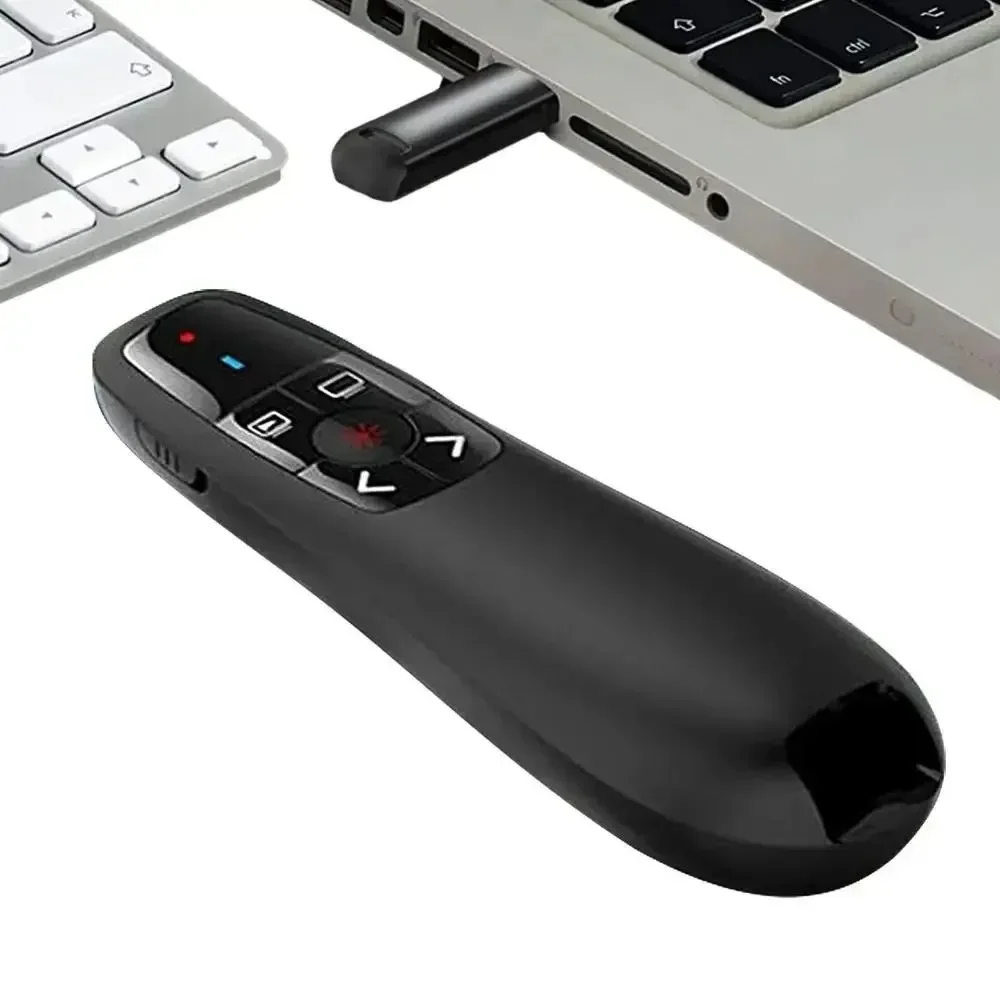 2025 NEW 2.4GHz Wireless Power Point Pen Presentation Clicker USB Remote Control Flip Presenter Pointer PPT Slide Advancer Pens
