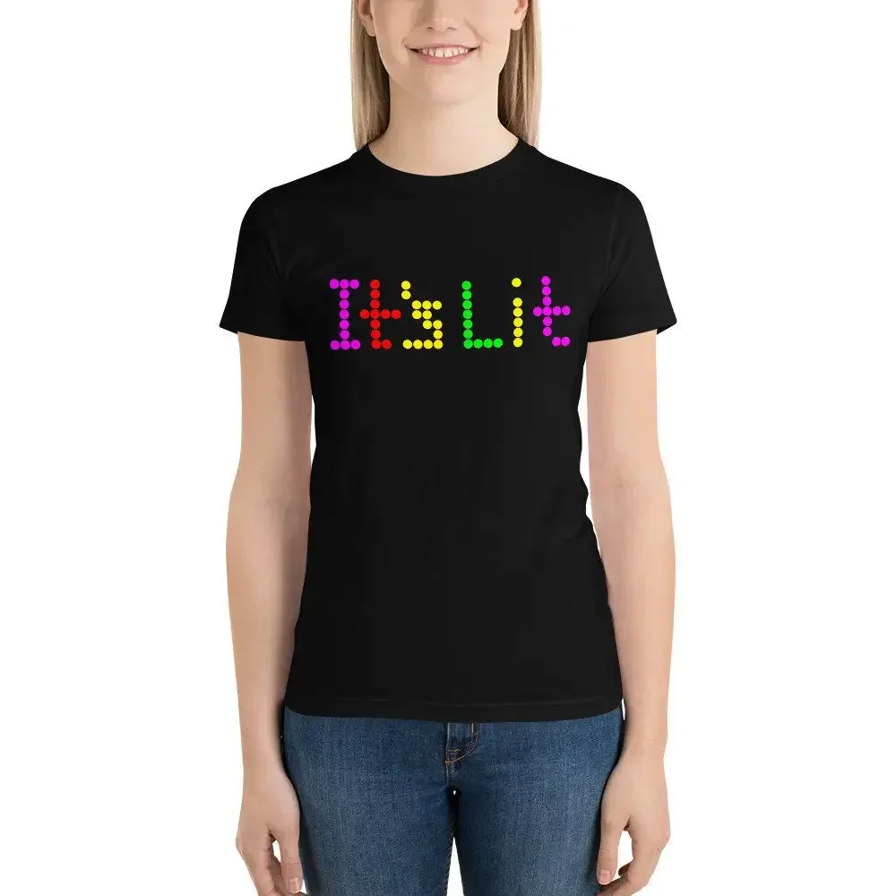 It's Lit Lite Brite pegs Women's T Shirt