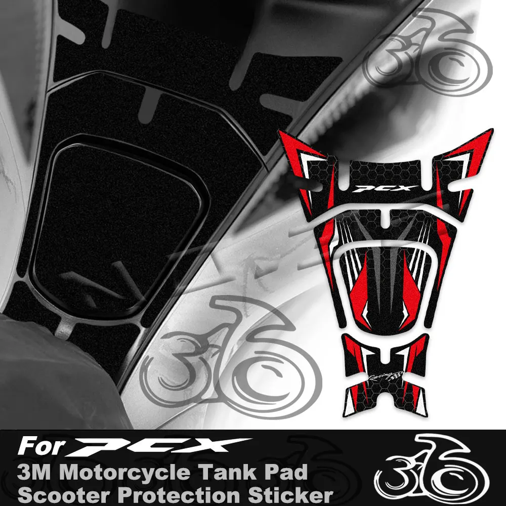 For PCX 125 150 PCX125 PCX150 2015-2019 Motorcycle Tank Traction Pads Sticker Scooter Gas Decal Accessories Waterproof