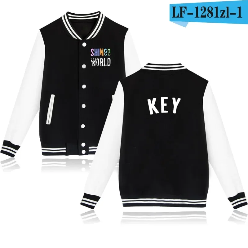 

Latest print Shinee fashion Baseball Jacket hip hop men women Hoodies Sweatshirts casual Long Sleeve Jackets coats tops 4XL