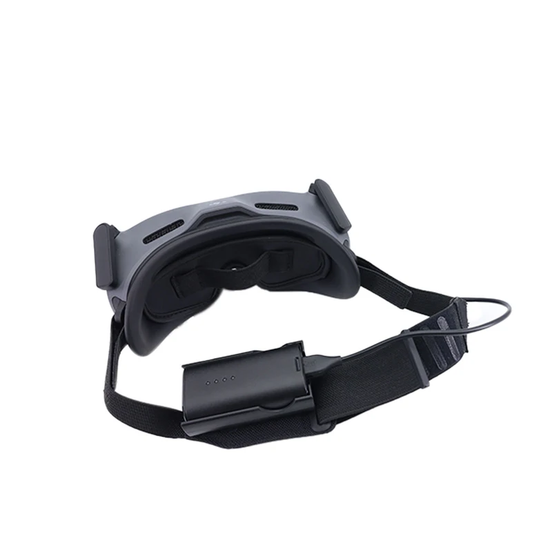 

For DJI AVATA Goggles 2 Flying Glasses Back-Mounted Battery Box Lens Dust-Proof Shading Pad Power Supply Cable