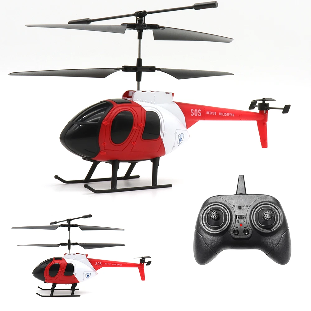 2.4Ghz MD500 RC Helicopter 6-Axis Gyro Stabilized Altitude Hold Remote Control Aircraft Hobby Toys for Beginners Gift