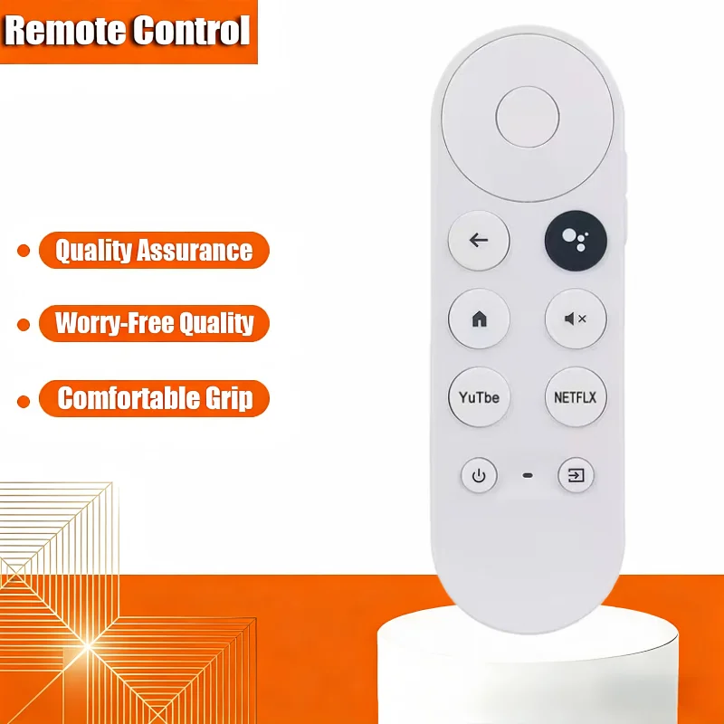 

KL Replacement Part G9N9N TV Voice Remote, BENACES Replacement Part Compatible with Chromecast 4K Snow, GA01409-US, GA01920-US,