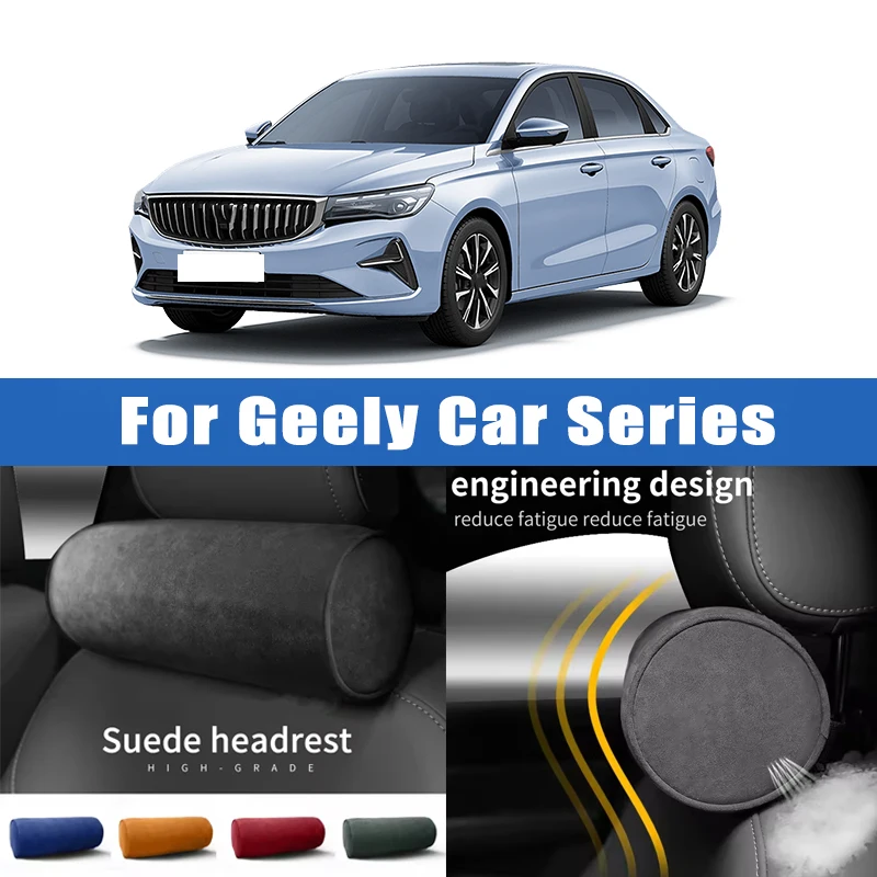 

Top Quality Car Headrest Neck Support Seat Soft Neck Pillow Breathable For Geely Coolray Atlas Emgrand Okavango Tugella Azkarra