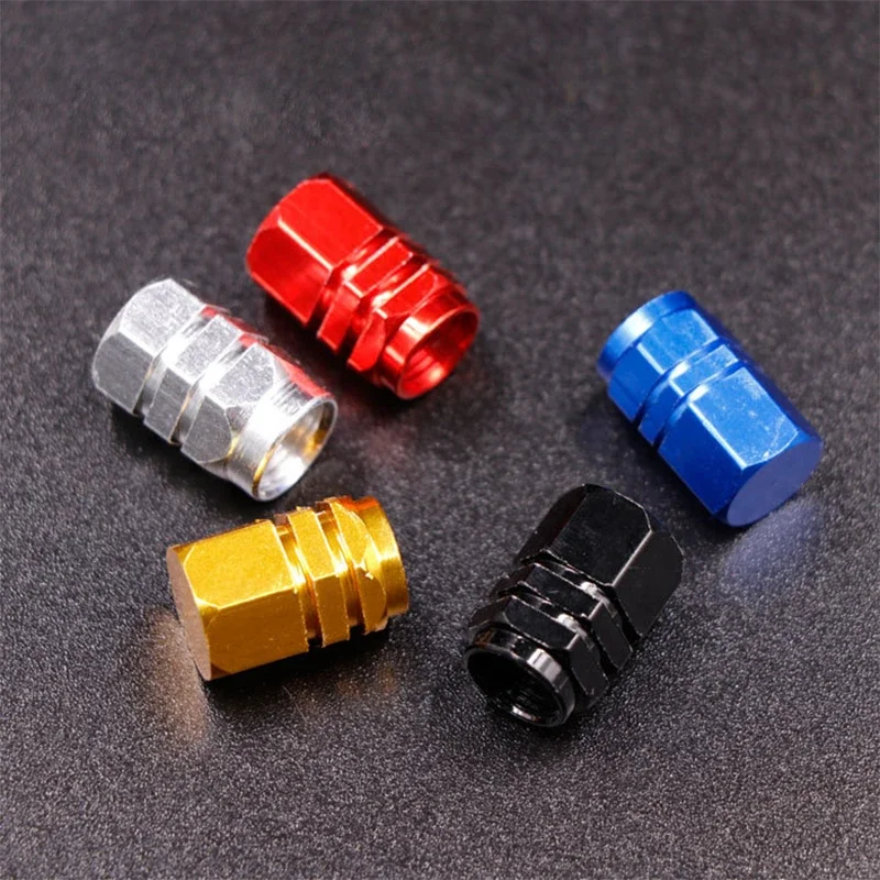 

4Pcs Car Tire Valve Cover Aluminum Alloy Car Wheel Tire Valve Caps For Automobiles Trucks Motorcycles Bikes